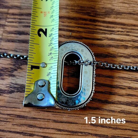 BRIGHTON "Desert Dusk" Gold snd Silver Reversible Pendant Necklace - Picture 7 of 10